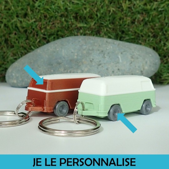 Porte-clés 70'TOLE et son garage - EspritCombi.com