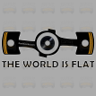 Sticker The World is flat - EspritCombi.com
