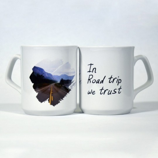 Mug In Road trip we trust - EspritCombi.com